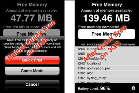 Освобождение памяти iPhone