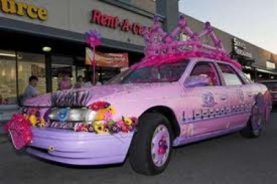 Розовое такси для женщин